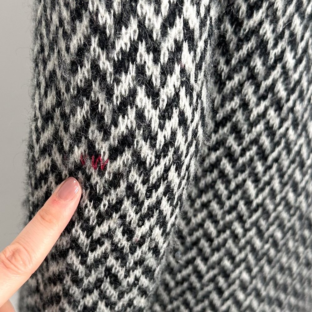 Joe’s Jeans Mohair Blend Herringbone Knit Snap Button Front Cardigan Sweater - Picture 15 of 17